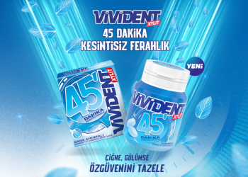 Vivident 45’ şimdi şişe ambalajında!